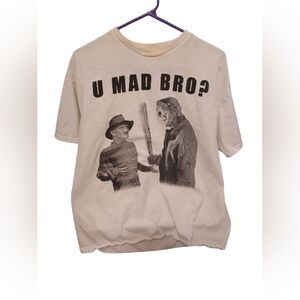 Freddy Vs Jason U Mad Bro Xl Tshirt